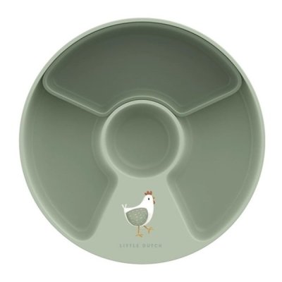 Little Dutch Dětský talíř dělený - Farma