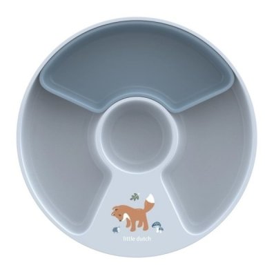 Little Dutch Dětský talíř dělený - Forest Friends