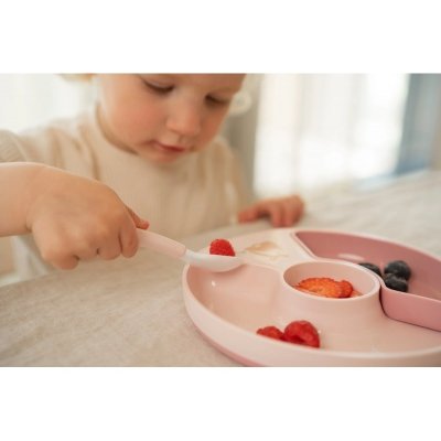 Little Dutch Dětský talíř dělený - Fairy Garden - obrázek