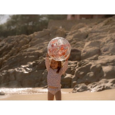 Little Dutch Nafukovací míč 3D - Pink Flowers - obrázek