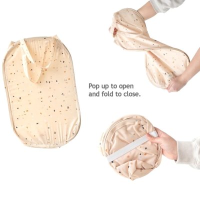 3 Sprouts Skládací úložný koš Recycled - Terrazzo Beige - obrázek