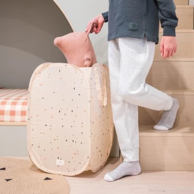 3 Sprouts Skládací úložný koš Recycled - Terrazzo Beige - obrázek