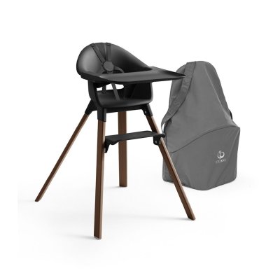 Stokke Clikk Židlička Black/Warm Brown - obrázek