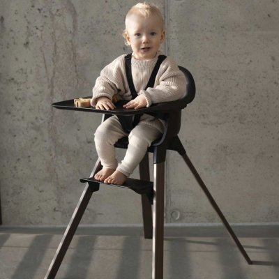 Stokke Clikk Židlička Black/Warm Brown - obrázek