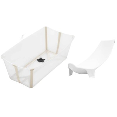 Stokke Flexi Bath Vanička Sandy Beige + Lehátko