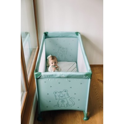 FreeOn Cestovní postýlka Nap - Green - obrázek