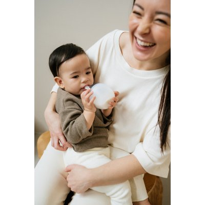 Élhée Kojenecká antikoliková láhev 330 ml - Blue Grey - obrázek