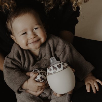 Élhée Učící hrneček Bubble 240 ml - Sand/Graouu