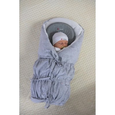 Little Angel zavinovačka šněrovací pevná záda Outlast® - Šedý mramor - obrázek