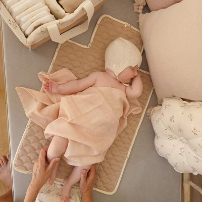 Cam Cam Copenhagen Cestovní přebalovací podložka OCS - Ashley Latte - obrázek