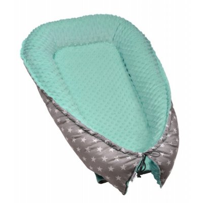 T-tomi hnízdečko pro miminko Minky - Grey/stars