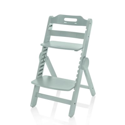 Zopa Clipp&Clapp Dřevěná jídelní židlička - Pistacio Green - obrázek