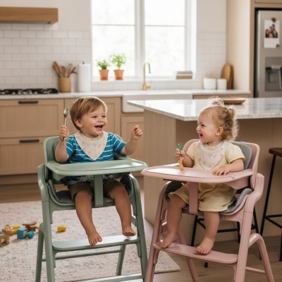 Zopa Inspira Dětská židlička - Berry Black - obrázek