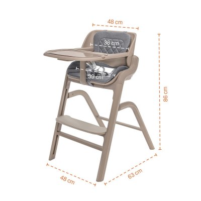 Zopa Inspira Dětská židlička - Cookie Beige - obrázek