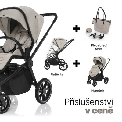 Zopa Set Kočárek Move Cross 5 + Hluboká korba Move XL 5 + Autosedačka XM + Báze - Shade Grey - obrázek