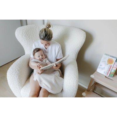 Mimiconcept Mušelínový spací pytel Baby - Sand - obrázek