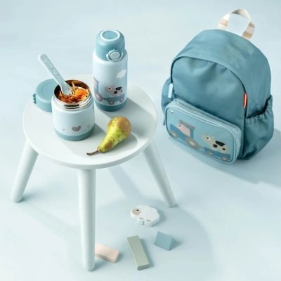 Done by Deer Dětský batoh Tiny Farm 7,5 l - Modrý - obrázek