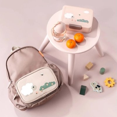 Done by Deer Dětský batoh Tiny Farm 7,5 l - Růžový - obrázek