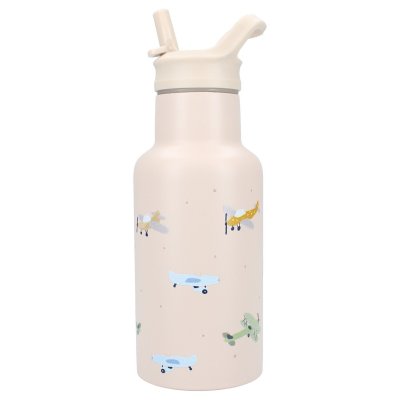 Kidzroom Láhev na pití 350 ml - Small Talk Beige - obrázek