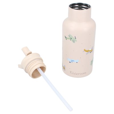 Kidzroom Láhev na pití 350 ml - Small Talk Beige - obrázek