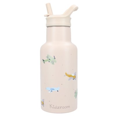 Kidzroom Láhev na pití 350 ml - Small Talk Beige