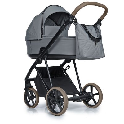 Roan Ivi Vintage Kombinovaný kočárek 2v1 - Brown/Blue Tea - obrázek