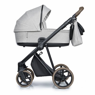 Roan Ivi Vintage Kombinovaný kočárek 2v1 - Brown/Pixel Light