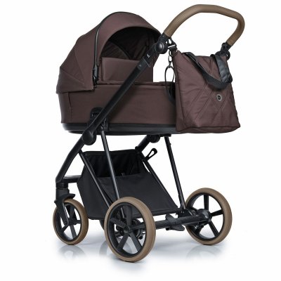 Roan Ivi Vintage Kombinovaný kočárek 2v1 - Brown/Sweet Fig - obrázek