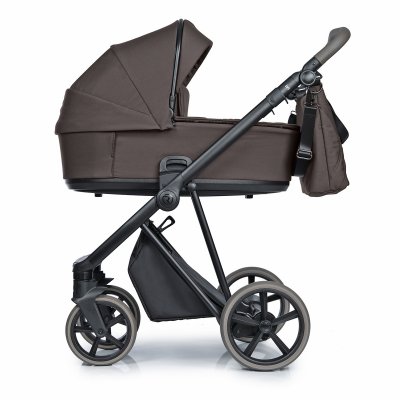 Roan Ivi Vintage Kombinovaný kočárek 2v1 - Grey/Turkish Coffee Black