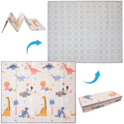 Reemy Podložka skládací pěnová 180 x 150 cm - Dino/Uni