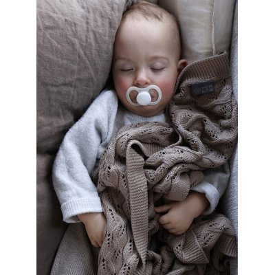 Vinter & Bloom Deka Moment Organic - Taupe Brown - obrázek