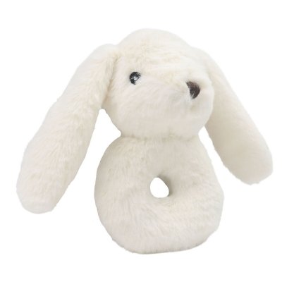 Carlo Baby Dárková sada s králíčkem, chrastítkem a dekou - Bílá - obrázek