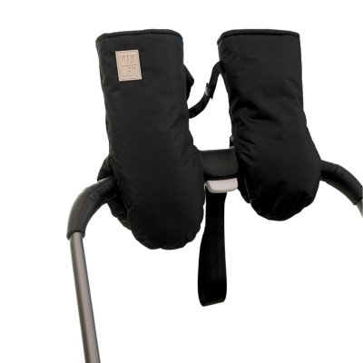 Leokid Rukavice na kočárek - Black Coal - obrázek