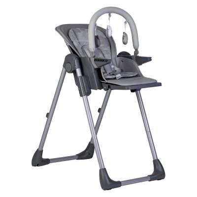 FreeOn Lan Jídelní židlička 2v1 - Grey - obrázek