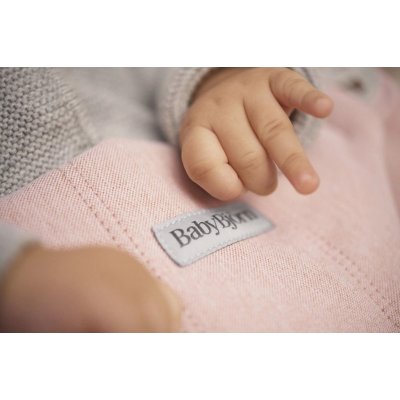 BabyBjörn Lehátko Bouncer Bliss Woven - Light Pink Mélange - obrázek