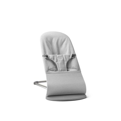 BabyBjörn Lehátko Bouncer Bliss Woven - Light Grey Mélange