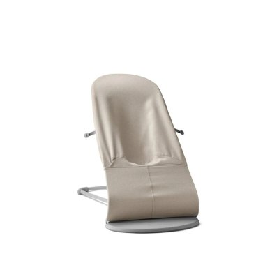 BabyBjörn Lehátko Bouncer Bliss Woven - Light Beige Mélange - obrázek