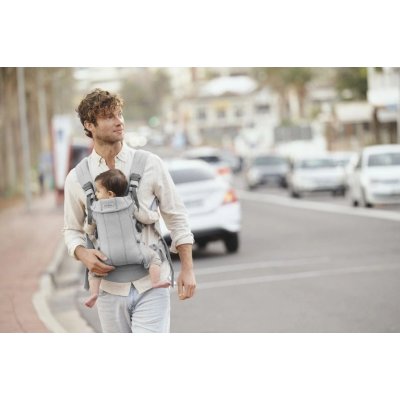 BabyBjörn Nosítko Harmony Woven - Light Grey Mélange - obrázek