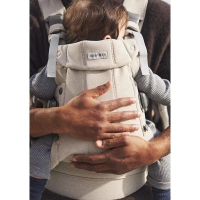 BabyBjörn Nosítko Harmony Woven - Light Beige Mélange - obrázek