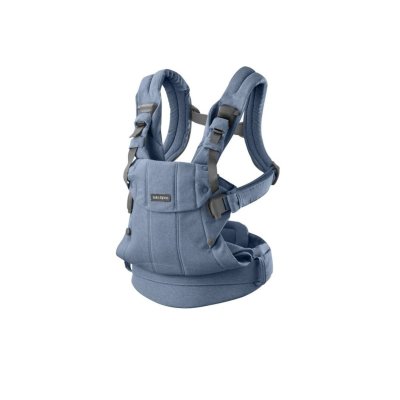 BabyBjörn Nosítko Harmony Woven - Light Blue Mélange - obrázek