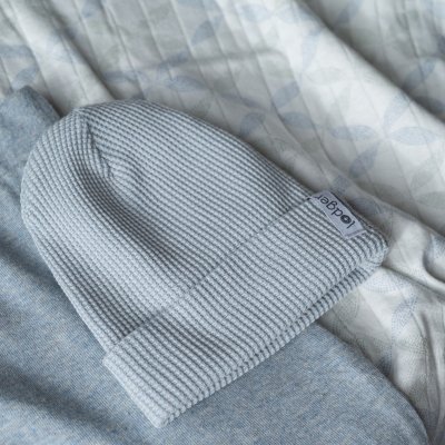 Lodger Beanie Ciumbelle - Blue Fogg, 0 - 6 měsíců