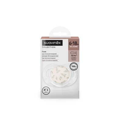 Suavinex Poetry Dudlík fyziologický SX Pro 6 - 18 m - Zelený - obrázek