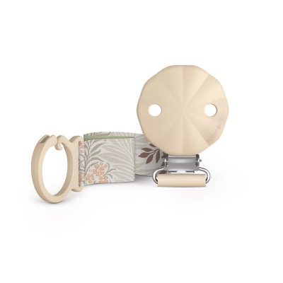 Suavinex Poetry Klip na dudlík se stuhou - Krémový - obrázek