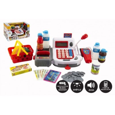 Teddies Pokladna digitální s doplňky - obrázek