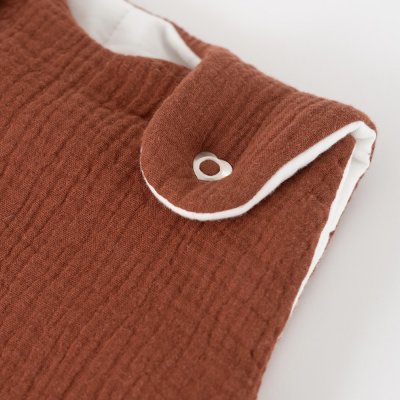 Träumeland Vnější spací pytel Liebmich Musselin - Terrakotta, vel. 56/62 - obrázek