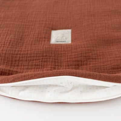 Träumeland Vnější spací pytel Liebmich Musselin - Terrakotta, vel. 62/68 - obrázek