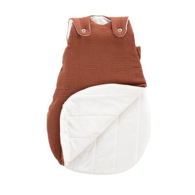 Träumeland Vnější spací pytel Liebmich Musselin - Terrakotta, vel. 68/74 - obrázek