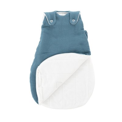 Träumeland Vnější spací pytel Liebmich Musselin - Jeansblau, vel. 56/62 - obrázek