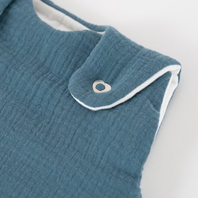 Träumeland Vnější spací pytel Liebmich Musselin - Jeansblau, vel. 62/68 - obrázek