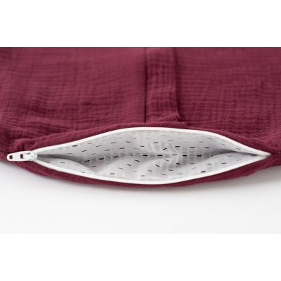 Träumeland Letní spací pytel Liebmich Musselin - Beerenrot, 80 cm - obrázek